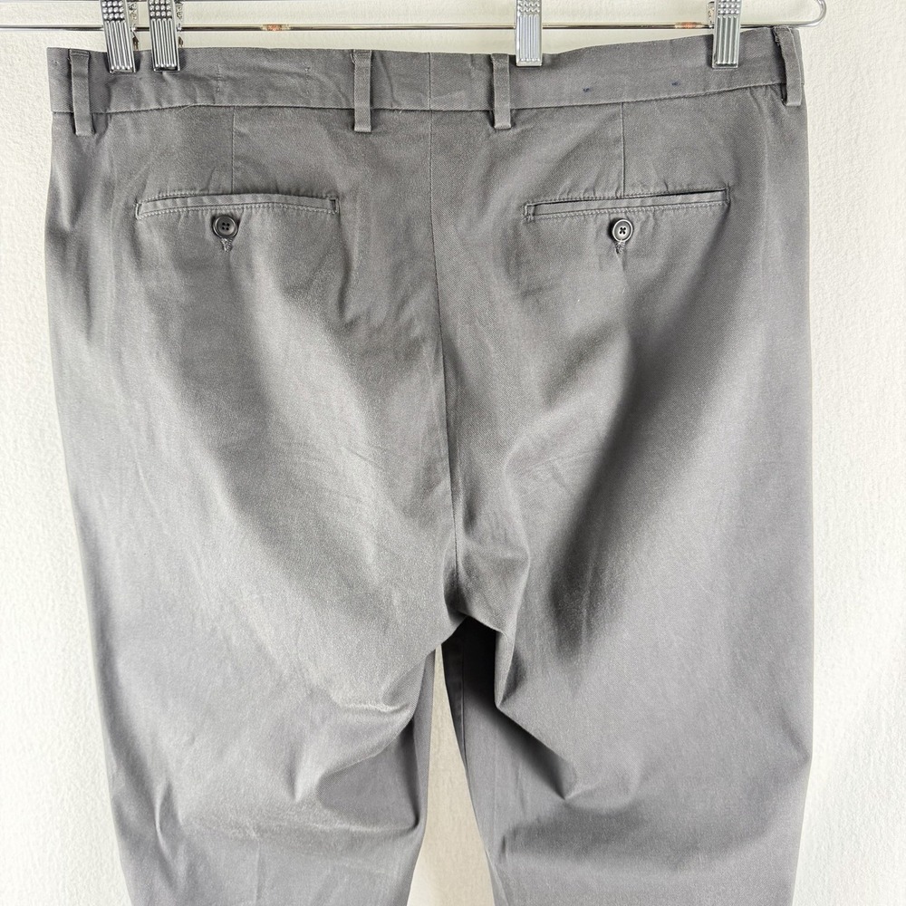 Vineyard Vines Mens On-The-Go Performance Pants Dark Gray Stretch Tech Sz 38x32 - Picture 5 of 8